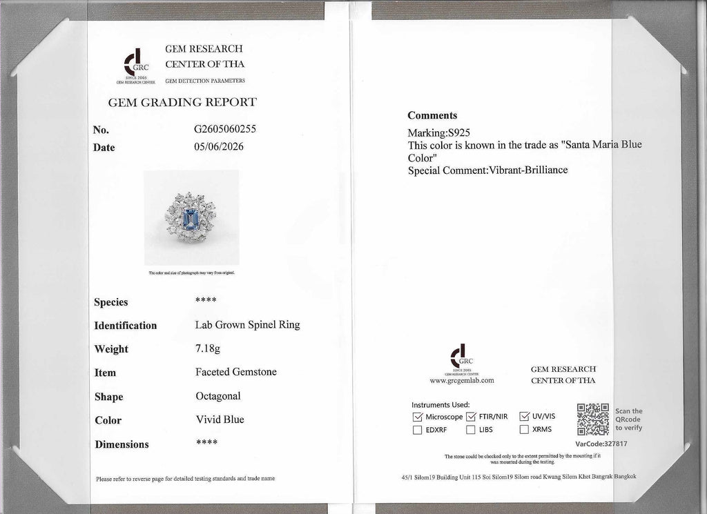 Nysera Santa Maria Spinel Ring