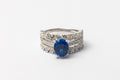 Nysera Royal Blue Sapphire Oval Ring