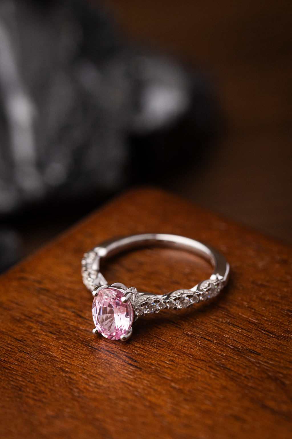 Nysera Cherry Blossom Sapphire Ring