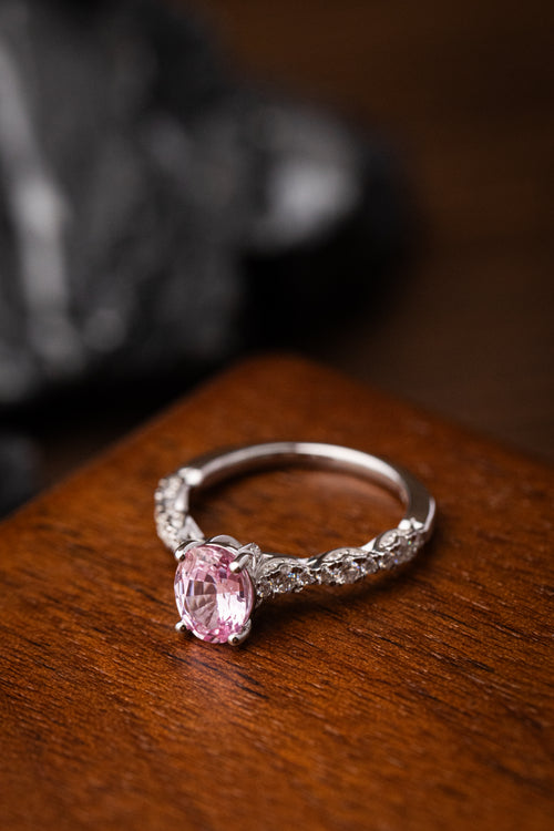 Nysera Cherry Blossom Sapphire Ring