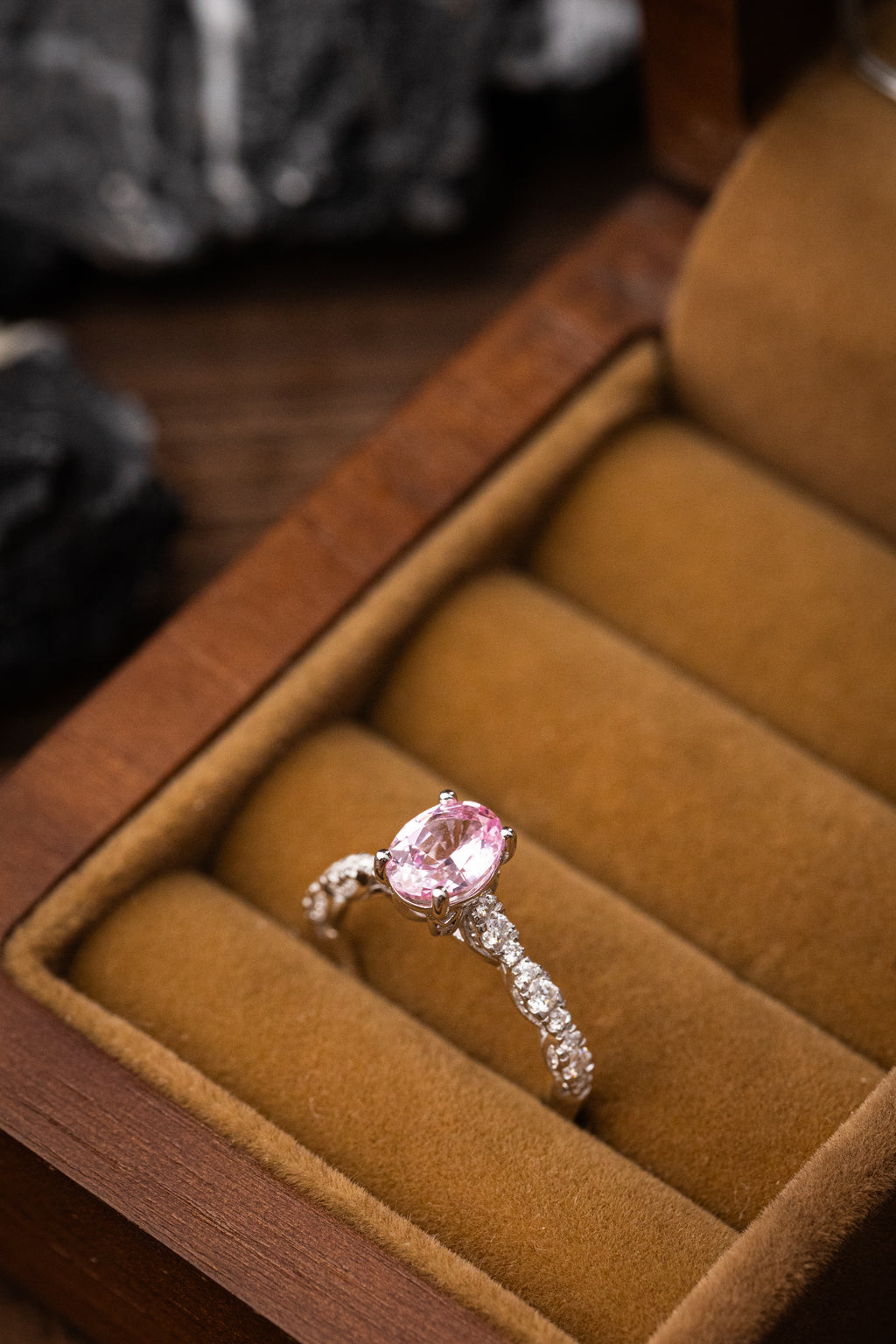 Nysera Cherry Blossom Sapphire Ring