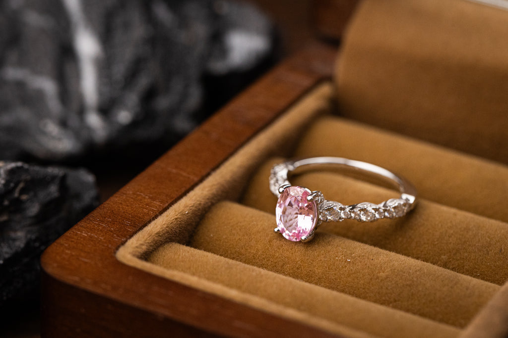Nysera Cherry Blossom Sapphire Ring