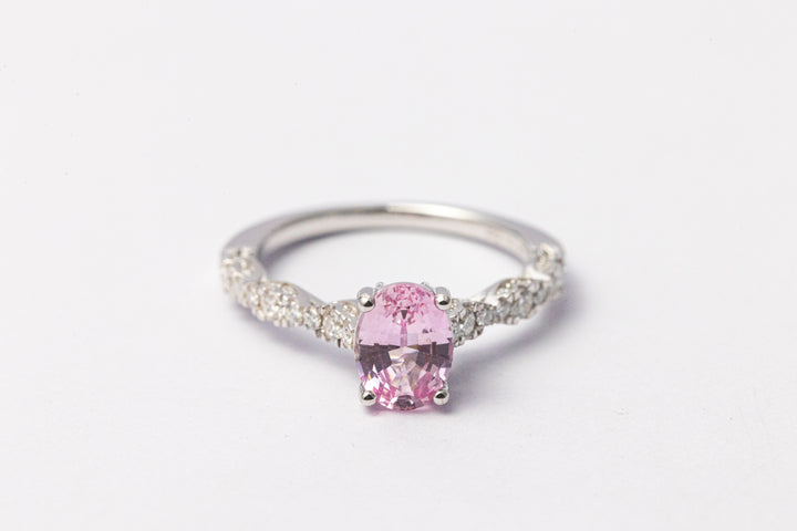 Nysera Cherry Blossom Sapphire Ring