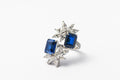 Nysera Royal Blue Sapphire Octagon Ring