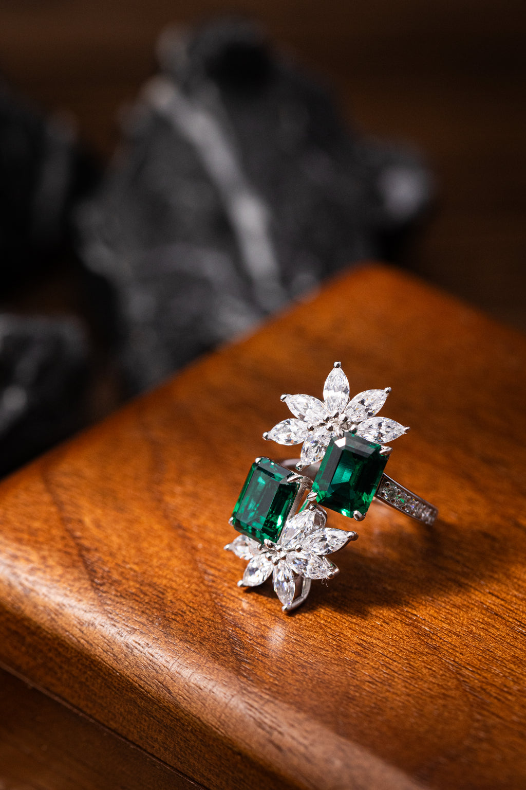 Nysera Muzo Emerald Octagon Ring