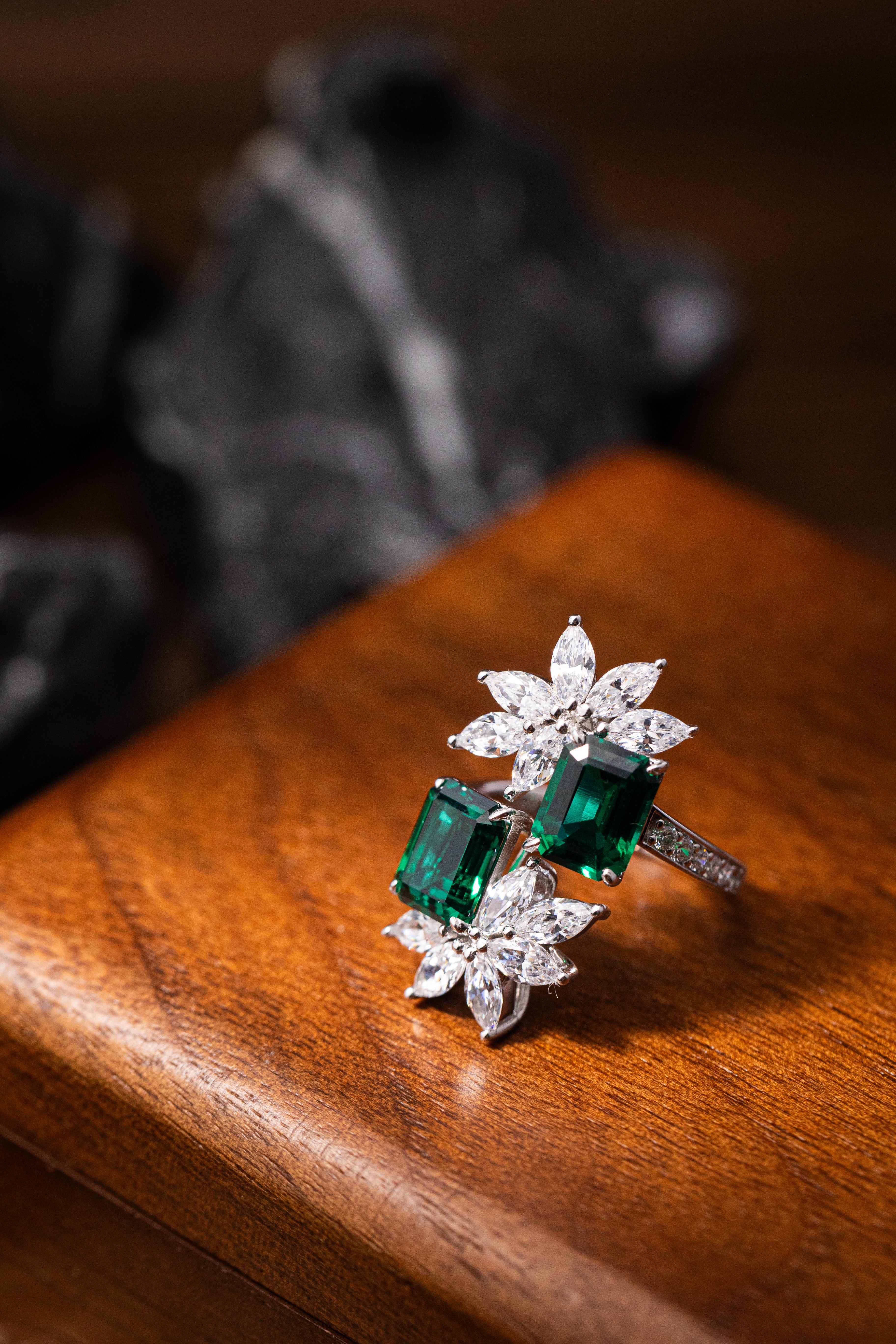 Nysera Muzo Emerald Octagon Ring