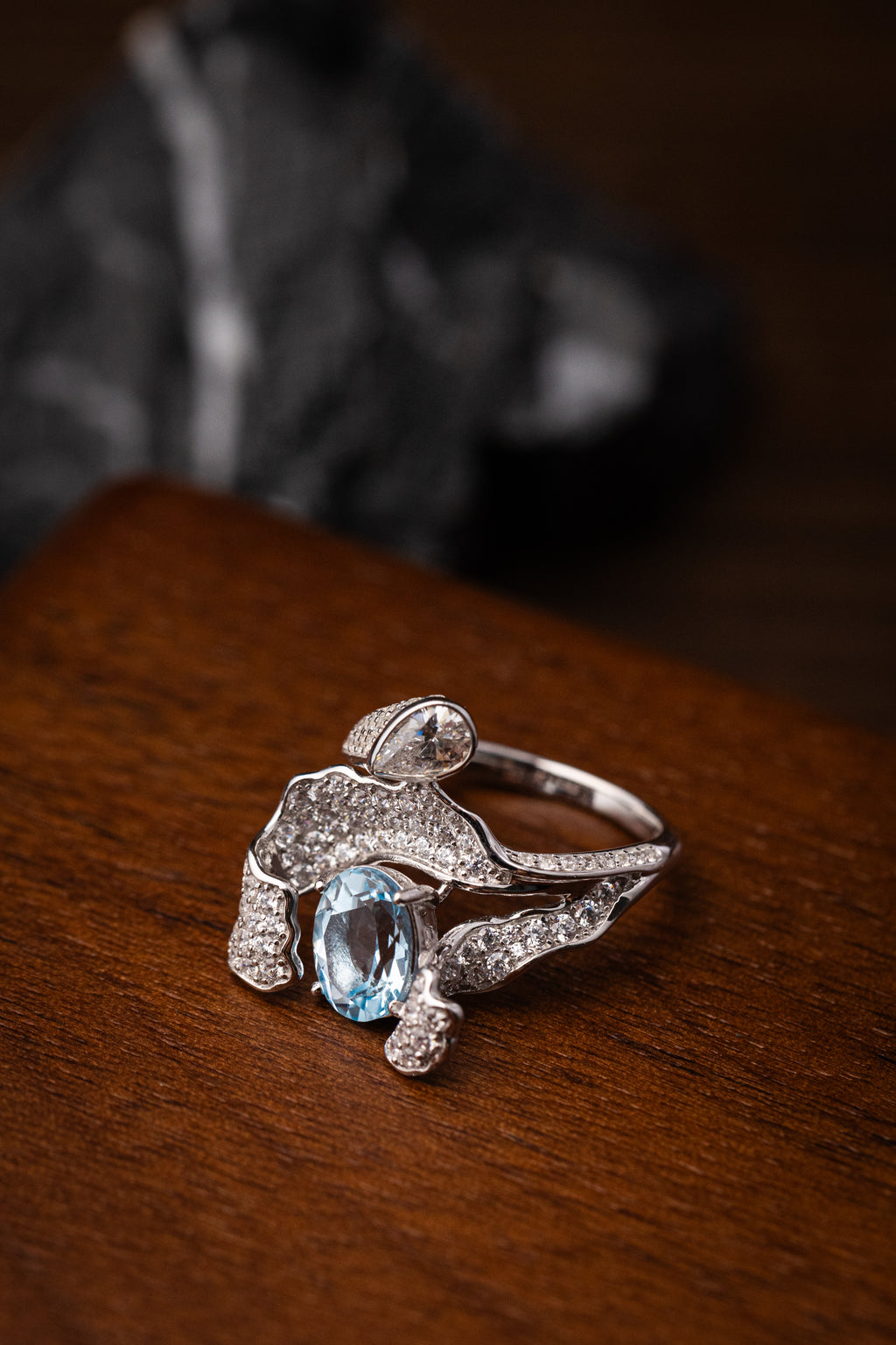 Nysera Sky Blue Topaz Ring