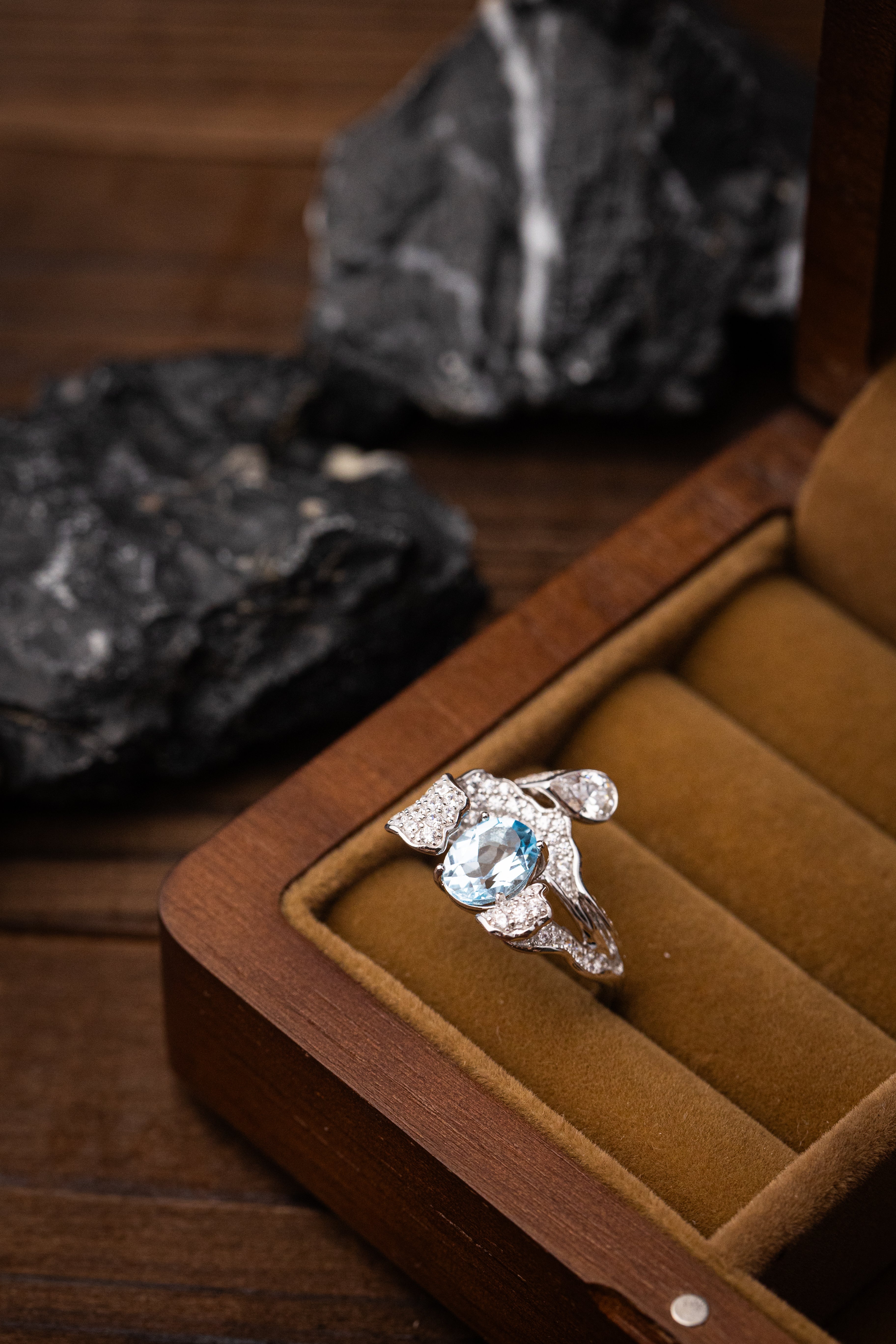 Nysera Sky Blue Topaz Ring