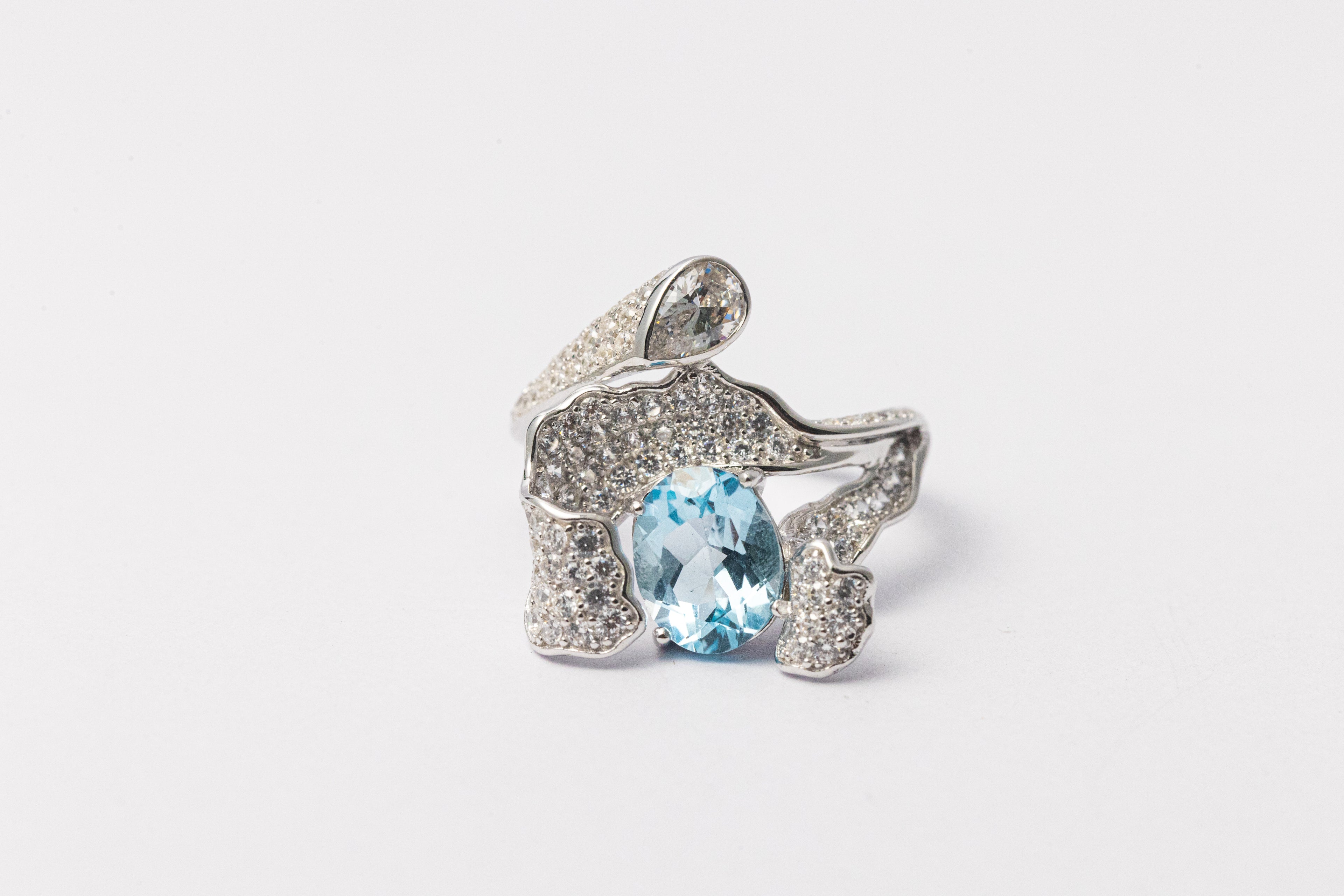 Nysera Sky Blue Topaz Ring