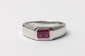 Nysera Pigeon Ruby Octagon Ring
