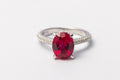 Nysera Pigeon Ruby Oval Ring