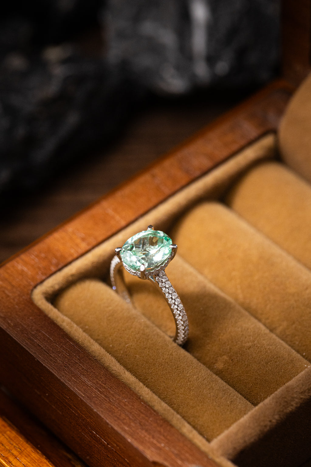 Nysera Sapphire Oval Ring