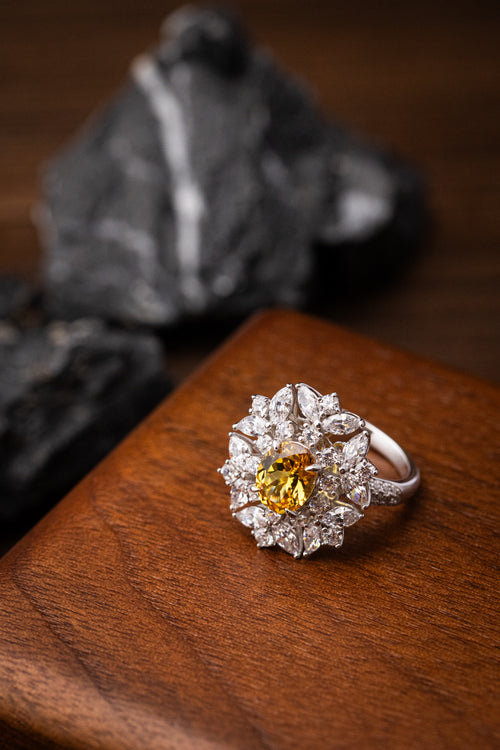 Nysera Canary Sapphire Ring
