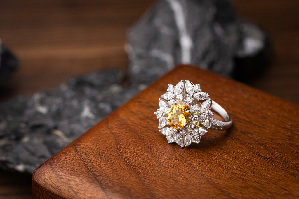 Nysera Canary Sapphire Ring