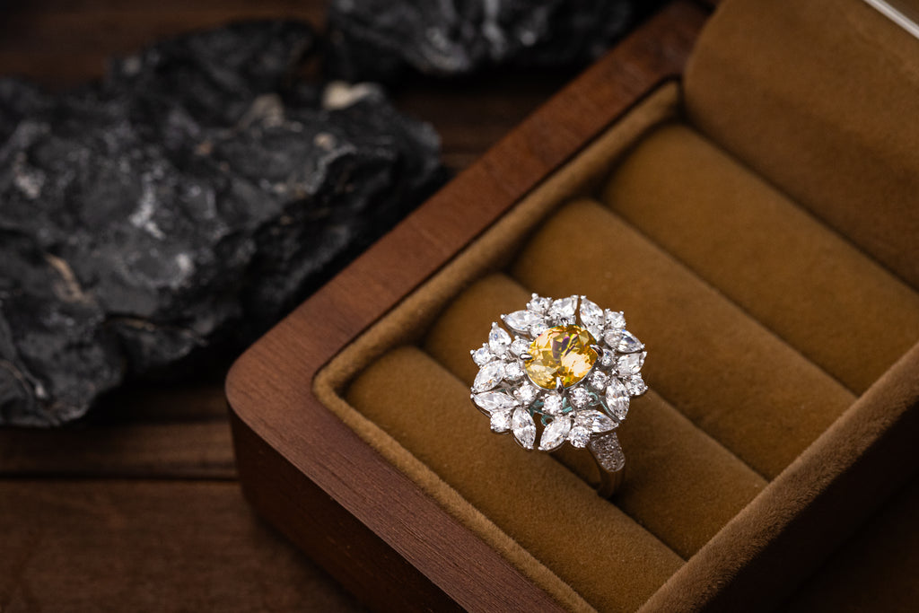 Nysera Canary Sapphire Ring
