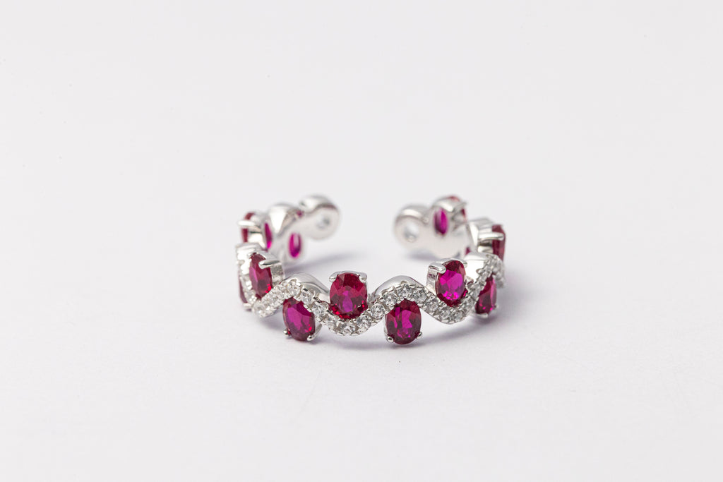 Nysera Pigeon Ruby Oval Ring