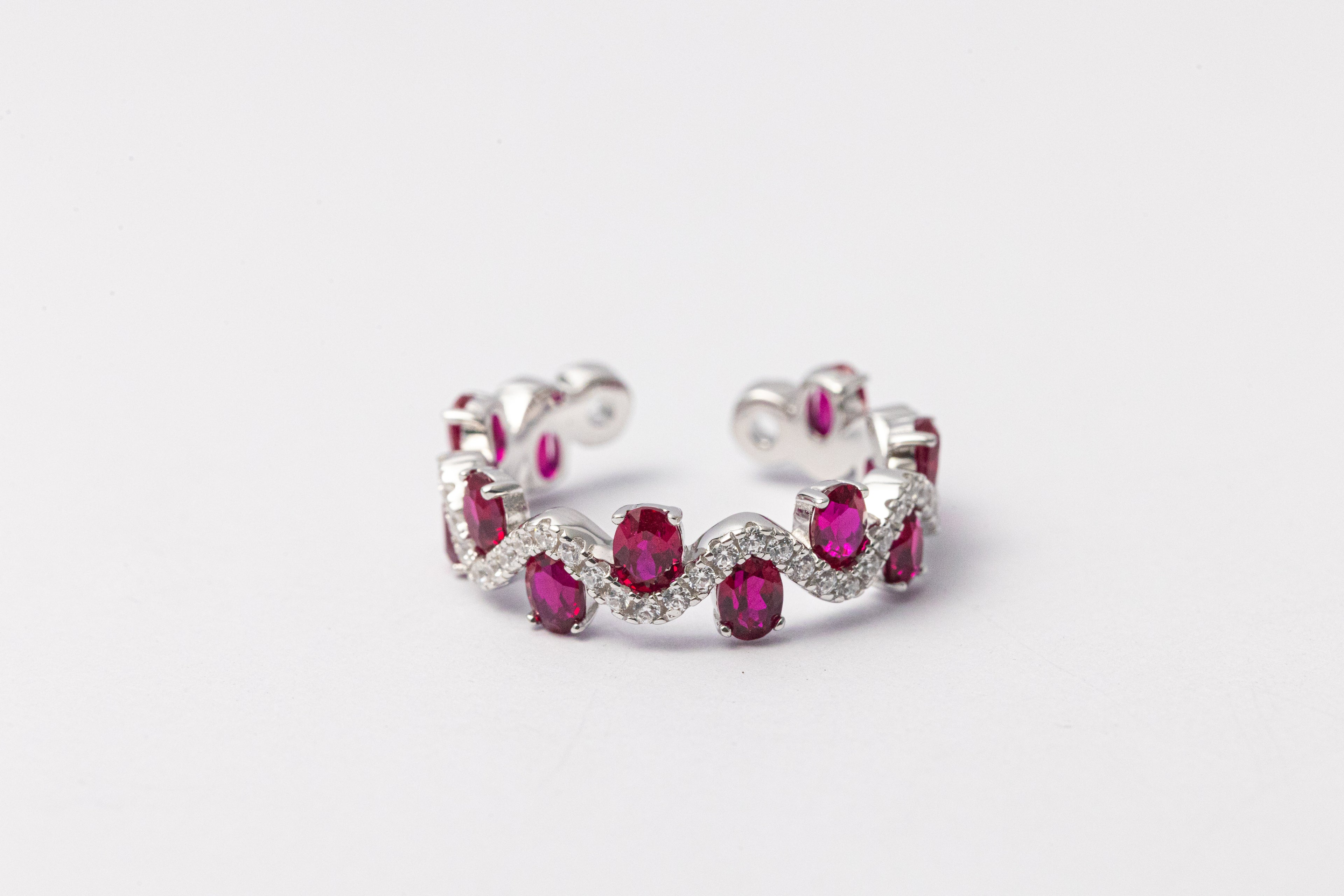 Nysera Pigeon Ruby Oval Ring