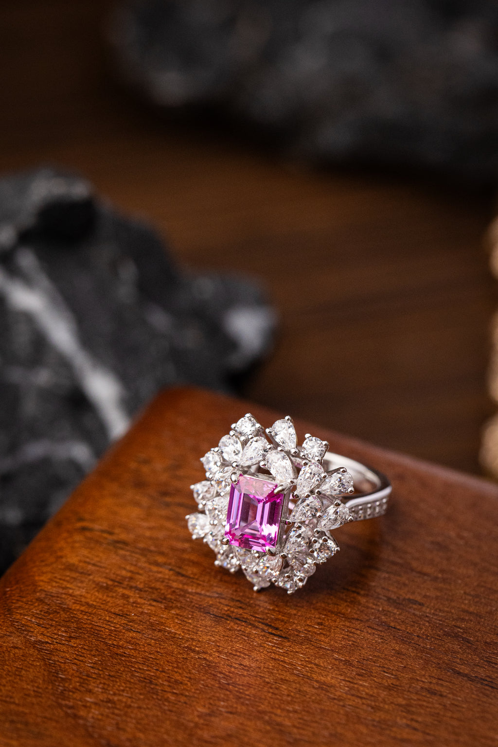 Nysera Fairy Pink Sapphire Ring