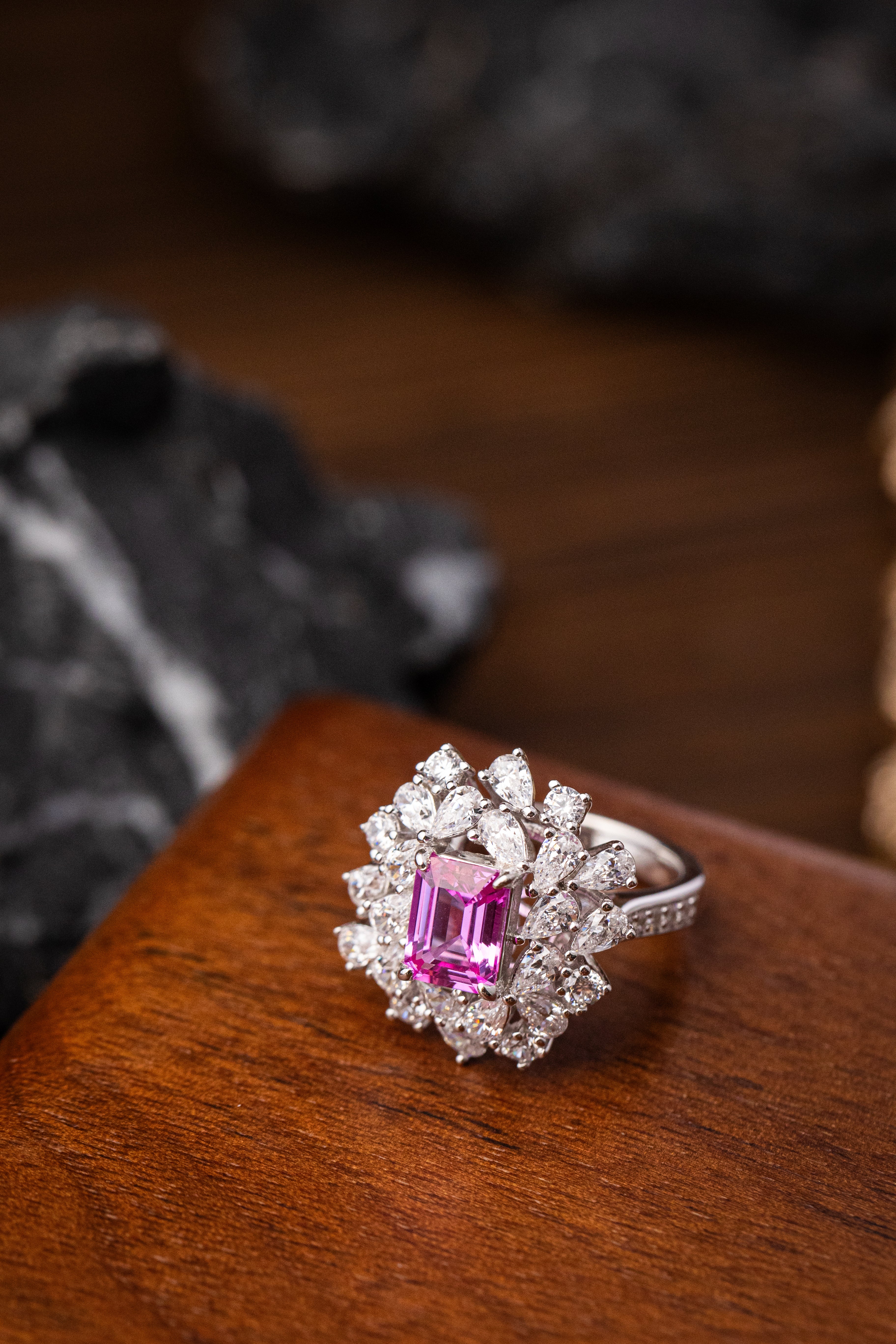 Nysera Fairy Pink Sapphire Ring