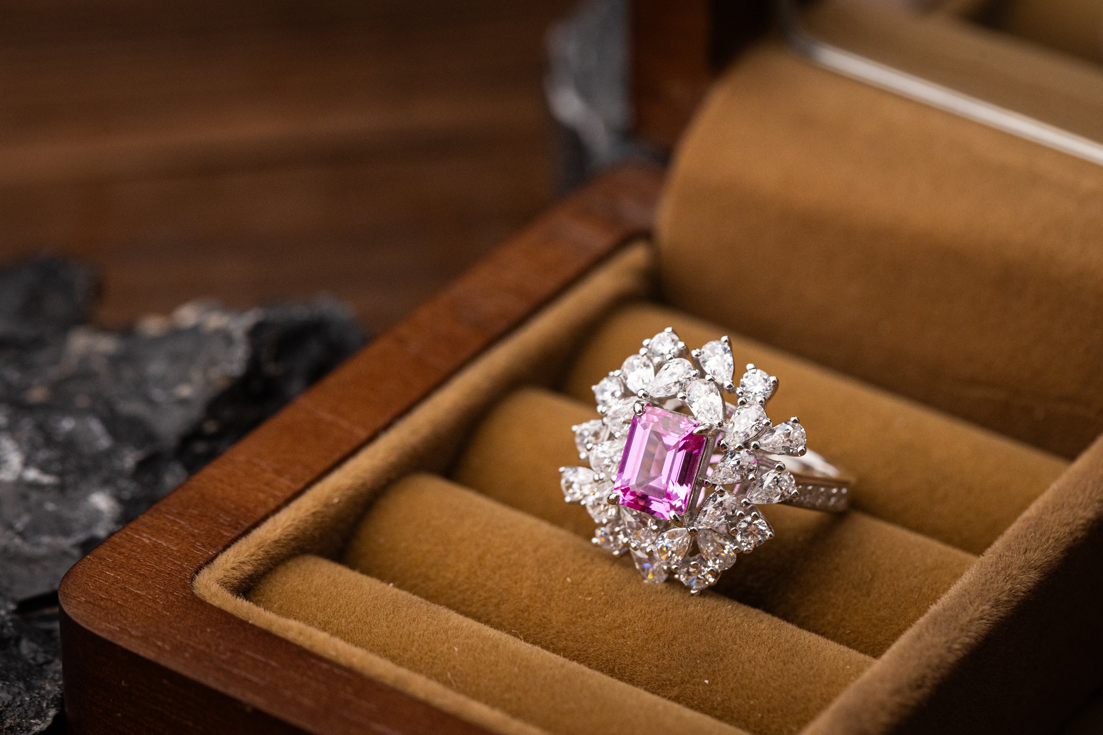 Nysera Fairy Pink Sapphire Ring