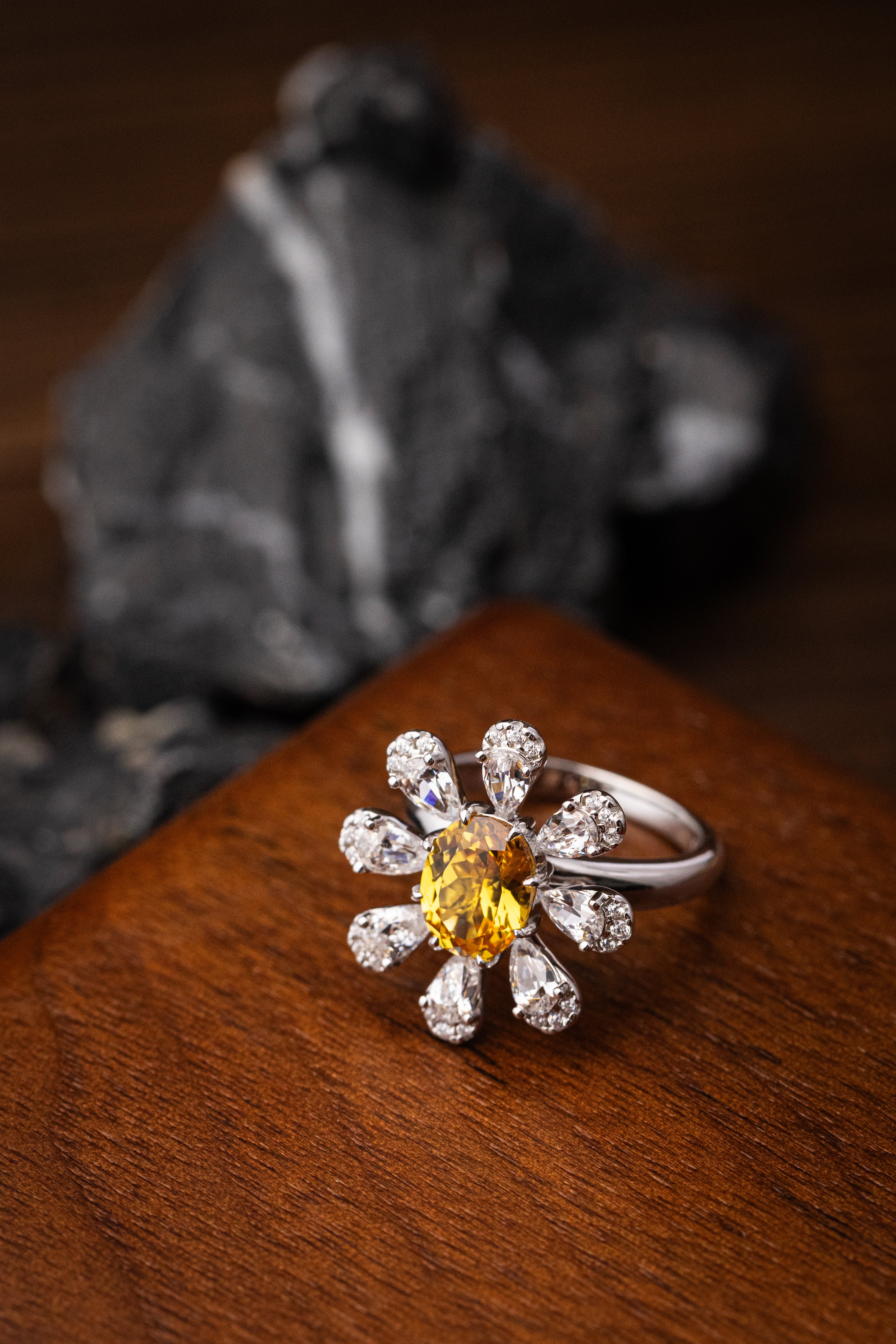 Nysera Canary Sapphire Ring