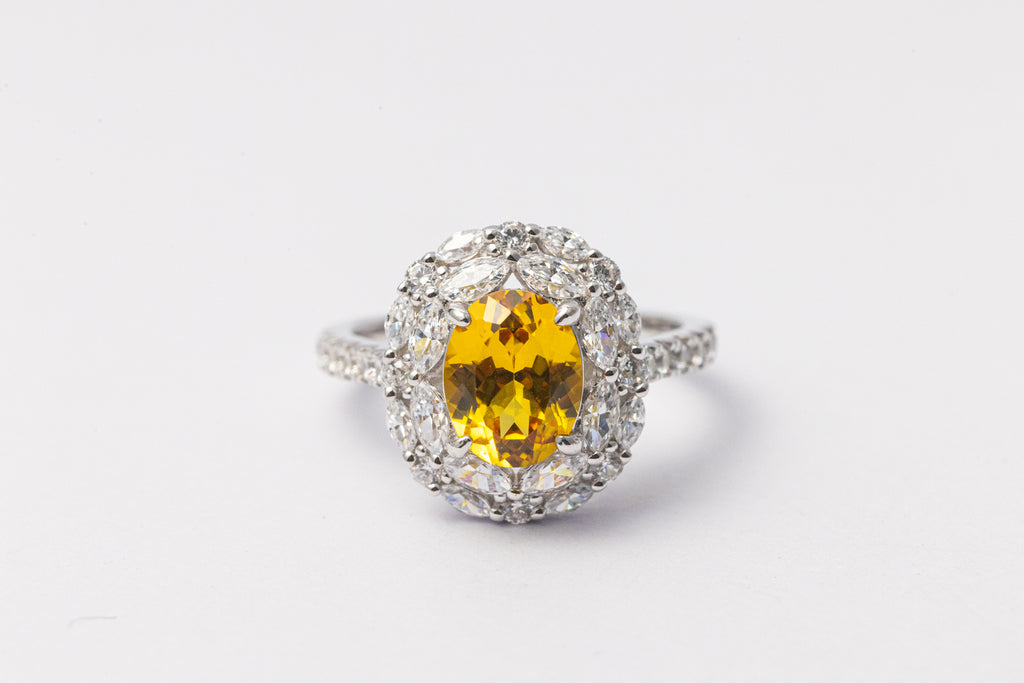 Nysera Canary Sapphire Ring